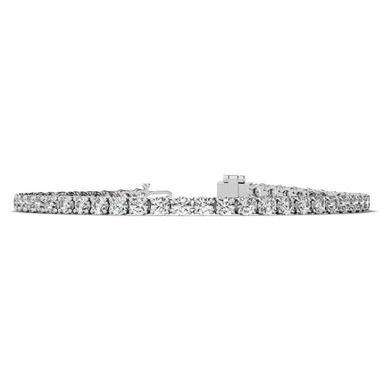 8.5 CTW Lab Grown Diamond Tennis Bracelet in 14kt White/Yellow Gold (G/Vs) AGI Certified
