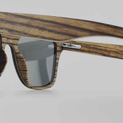 Delray - Wood & Carbon Fiber Sunglasses