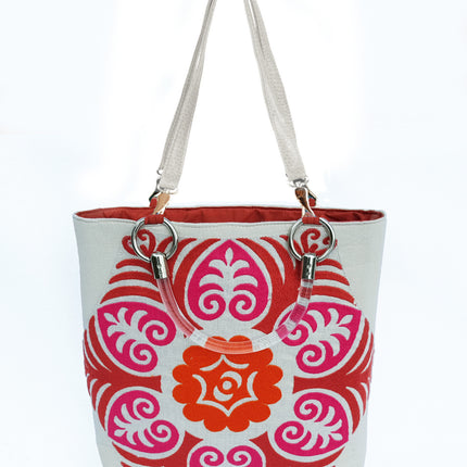 Suzani Magenta Small Tote