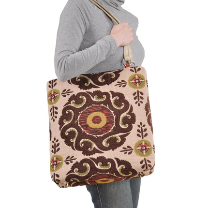 Marakesh Brown Large Tote
