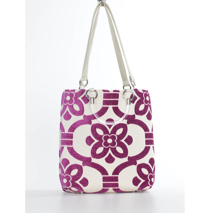 Stencil Magenta Large Tote