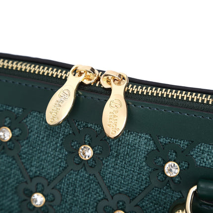 Wildflower Blossom Handmade Classy Canvas Medium Satchel
