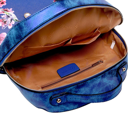 Hummingbird Crystal Laced Vegan Backpack + Wallet