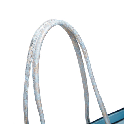 Brangio Italy Silver Bloom Tote