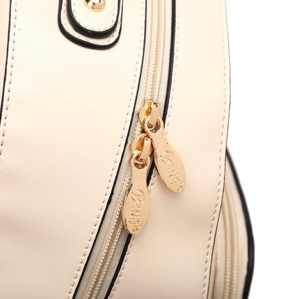 Wildflower Blossom Vegan Classy Travel Backpack + Wallet