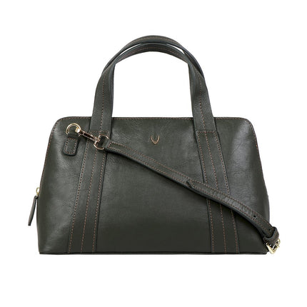 Cerys Medium Leather Satchel With Shoulder Strap