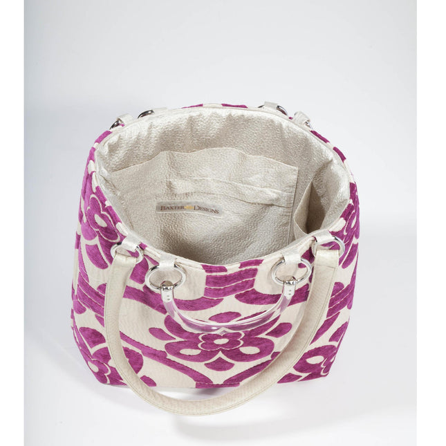 Stencil Magenta Large Tote