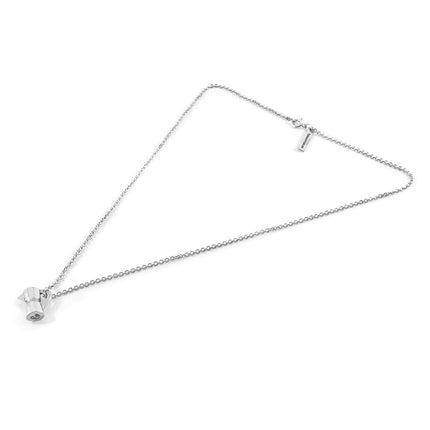 GUSTATORY Coffee Moka Pot Silver Necklace Pendant