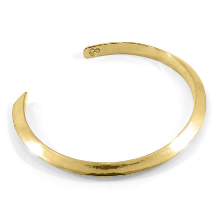 Benson Triagonal Maxi Wayfarer 9ct Yellow Gold Bangle