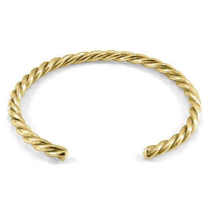 Gammell Full Rope Wayfarer 9ct Yellow Gold Bangle