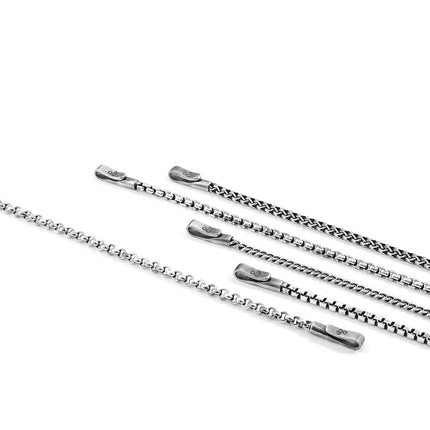 Crossjack Double Sail Silver Chain Bracelet