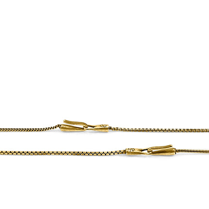 Crossjack Sail 9ct Yellow Gold Chain SKINNY Bracelet