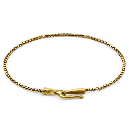 Moonraker Sail 9ct Yellow Gold Chain SKINNY Bracelet