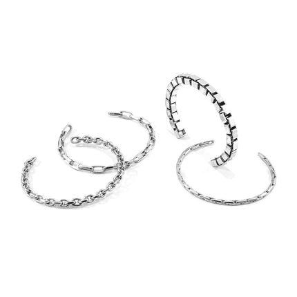 Spiritsail Sail Silver Chain Bangle