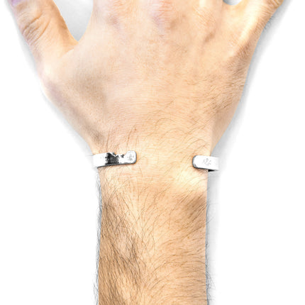 Axton Anchor Cutout Wayfarer Silver Bangle