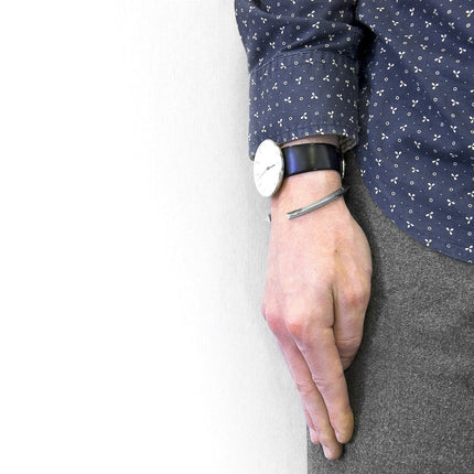 Benson Triagonal Maxi Wayfarer Silver Bangle