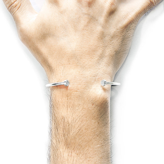 Ditton Round Midi Wayfarer Silver Bangle