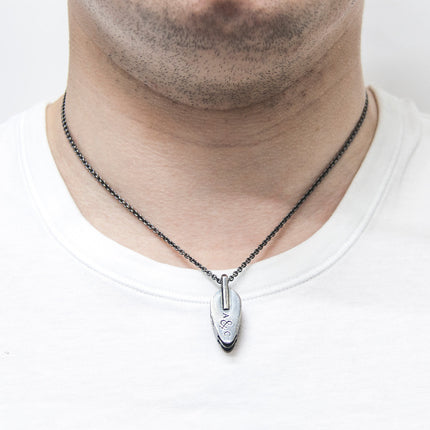Tyne Pulley Silver Necklace Pendant