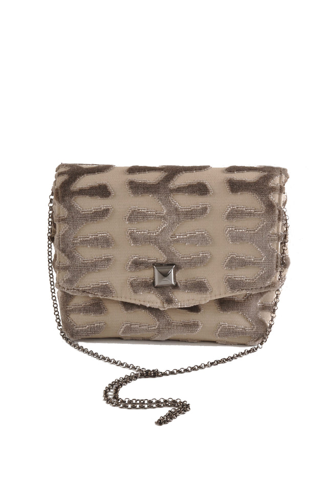 Totem Taupe Square Clutch