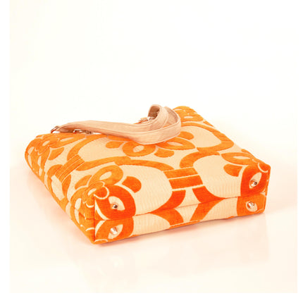 Stencil Orange Large Tote