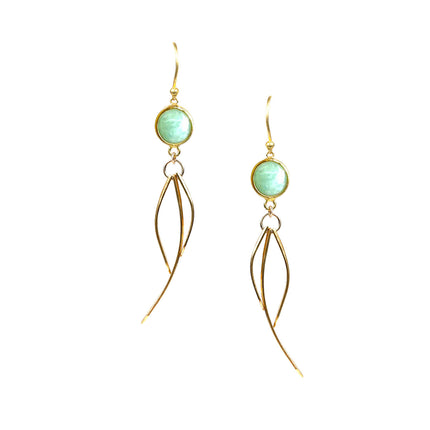 Amazonite Dangle Earrings