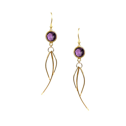 Amethyst Dangle Earrings