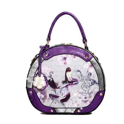 Arosa Mermaid-Inspired Round Handbag