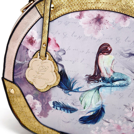 Arosa Mermaid-Inspired Round Handbag