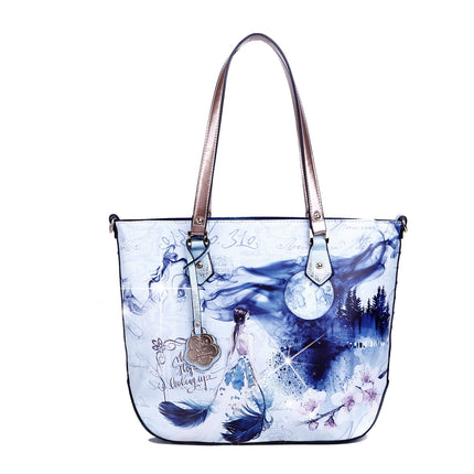 Arosa Midnight Blossoms Tote