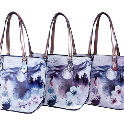 Arosa Midnight Blossoms Tote