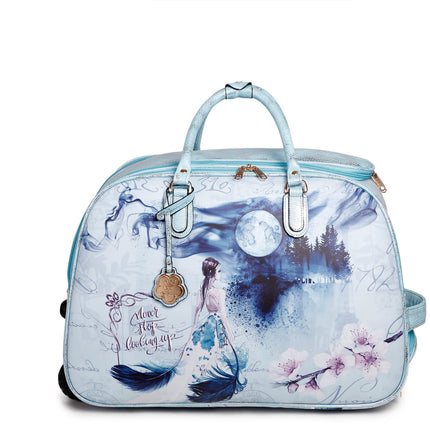 Fairy Tale Vegan Travel Duffle Bag W/Wheel