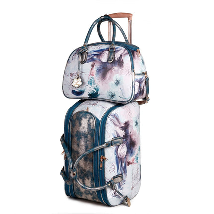 Fairy Tale Vegan Travel Duffle Bag W/Wheel