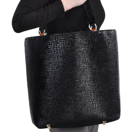 Boa Black Large Tote