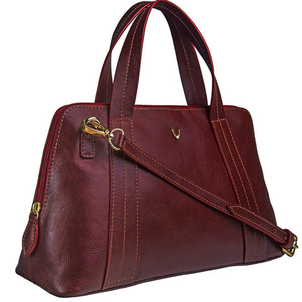 Cerys Medium Leather Satchel With Shoulder Strap