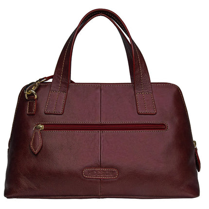 Cerys Medium Leather Satchel With Shoulder Strap