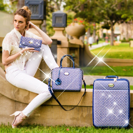 Brangio Stylish Floral Pattern Trolley Luggage