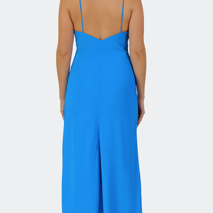 The Tropea Dress – Italian Silk in Cobalt Blue