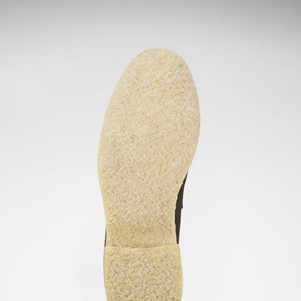 Brown Suede Loafers, Crepe Rubber Welted Sole