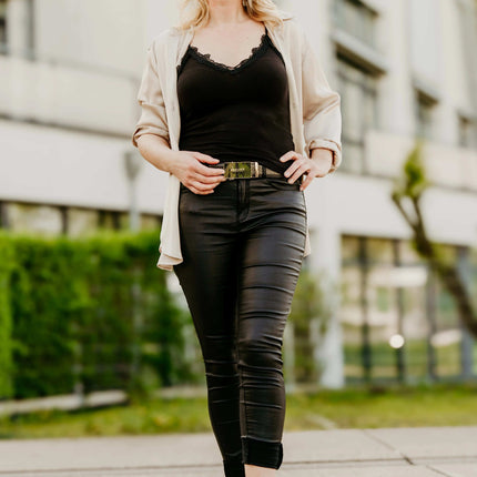 Gürtel Aus Carbon Mit Leder (Innen)