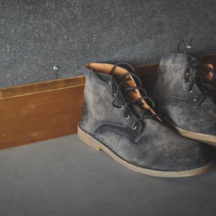 The Grover | Burnished Grey Suede