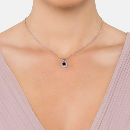 Whistledown Gemstone Pendant Necklace Sapphire Silver