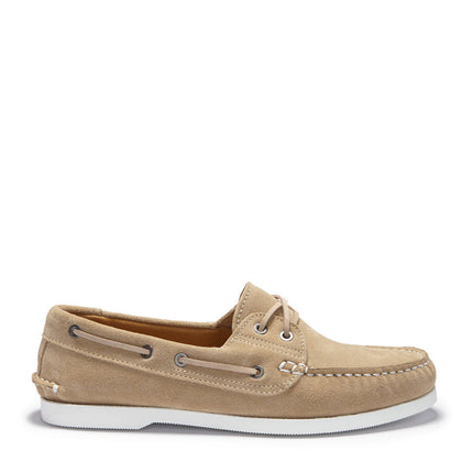 Deck Shoes, Taupe Suede