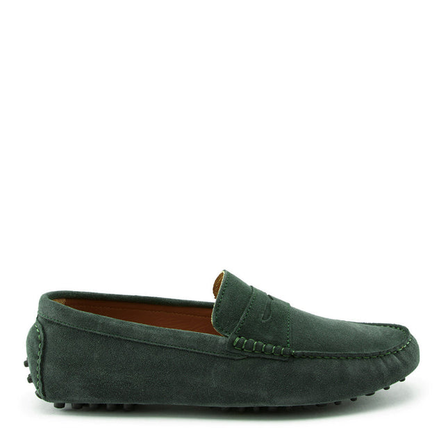 Penny Driving Loafers, Racing Green Suede