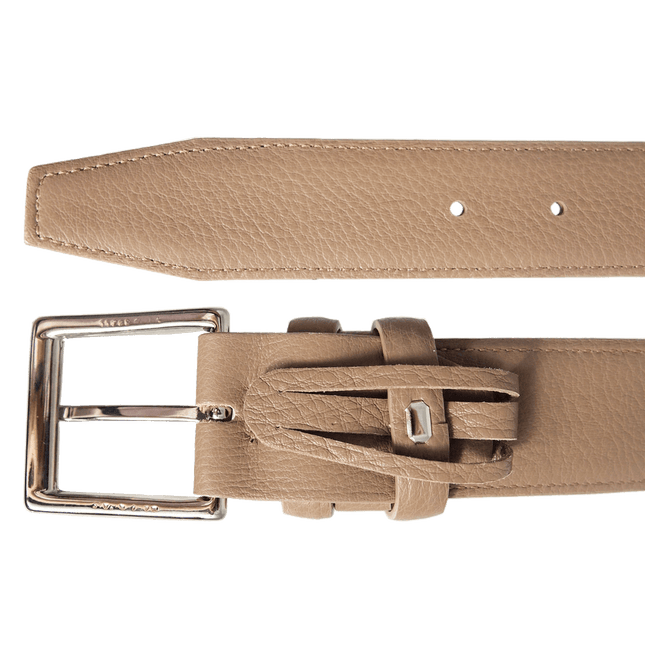 34 Mm Duo Ply Leather Belt Beaver