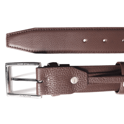 34 Mm Duo Ply Leather Belt Brown