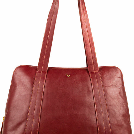 Cerys Leather Multi-Compartment Tote