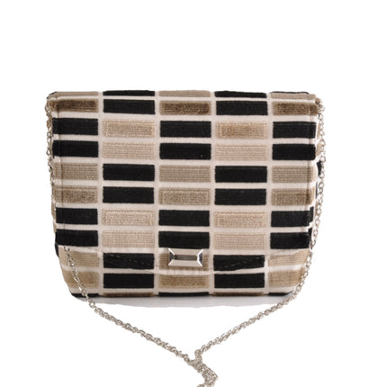 Block Black Square Clutch