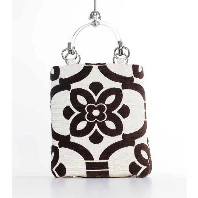 Stencil Brown Small Tote