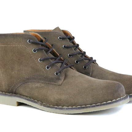 The Grover | Burnished Tobacco Suede