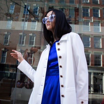 Monique White Coat
